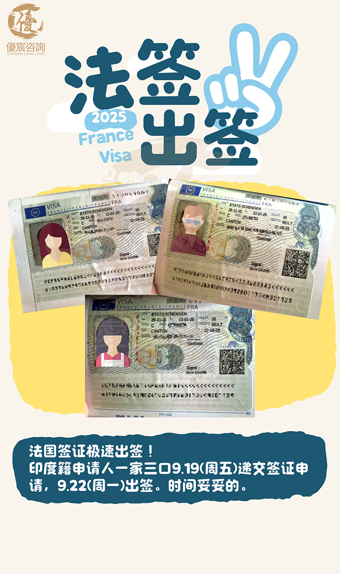 印度籍申请法签成功案例分享